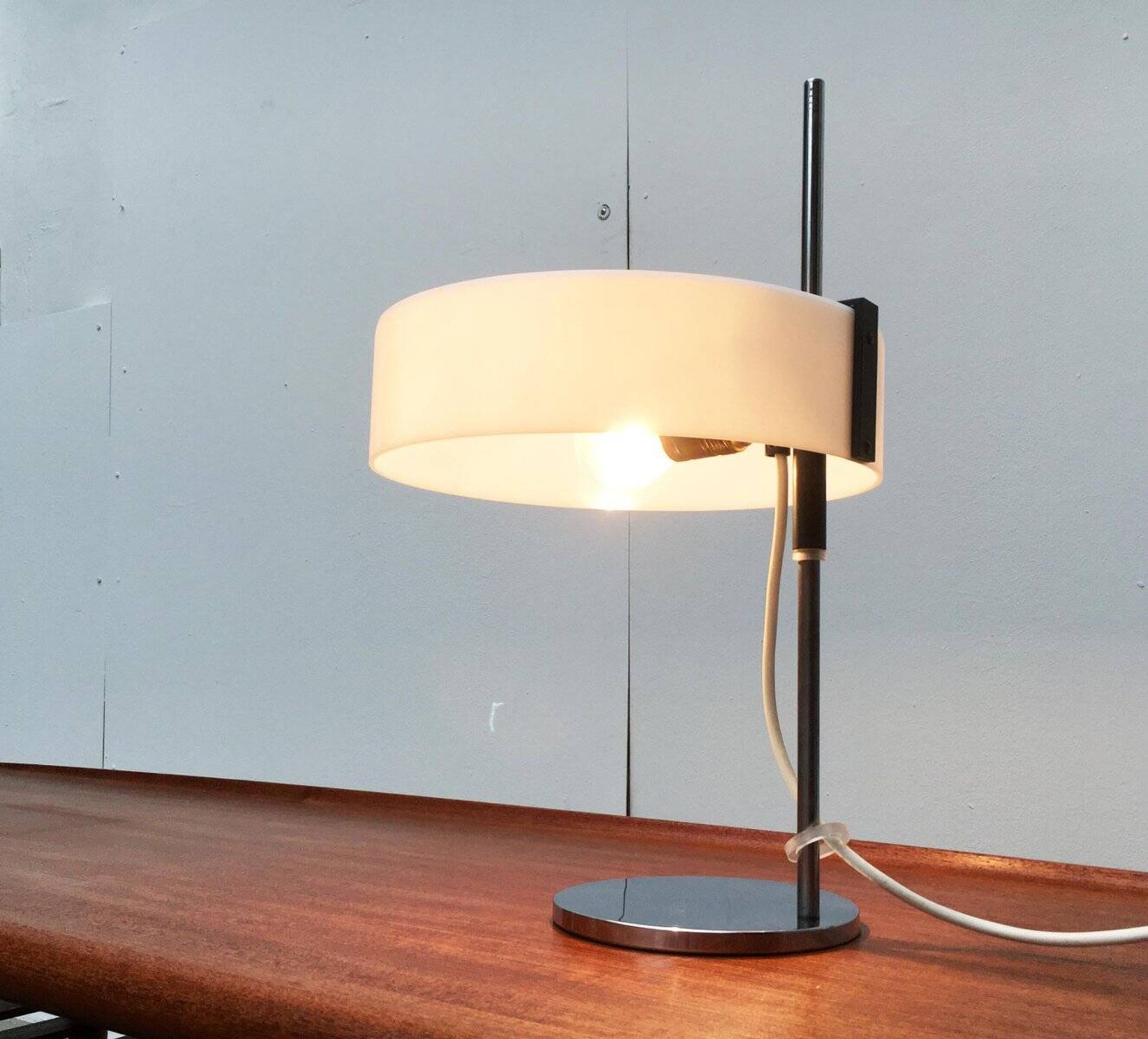 Mid-century German acrylic table lamp by Cosack.