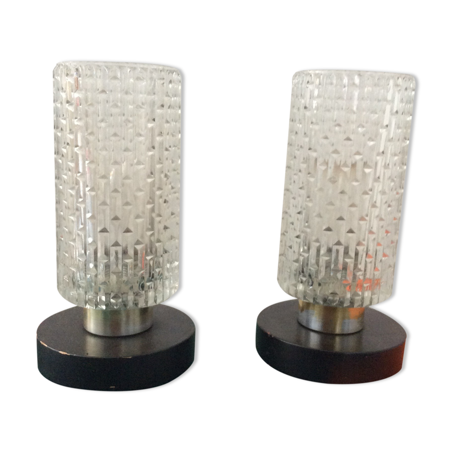 Paire de lampes vintage des années 60-70