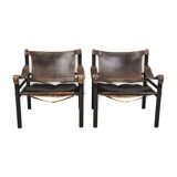 Pair of Sirocco armchairs by Arne Norell, Sweden, 1960s