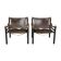 Paire de fauteuils Sirocco d'Arne Norell Suède années 60