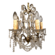 Chandelier with tassels with five arms of light, gilded metal, late 19th century