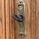 Parisian wardrobe paneled 1930 raw wood