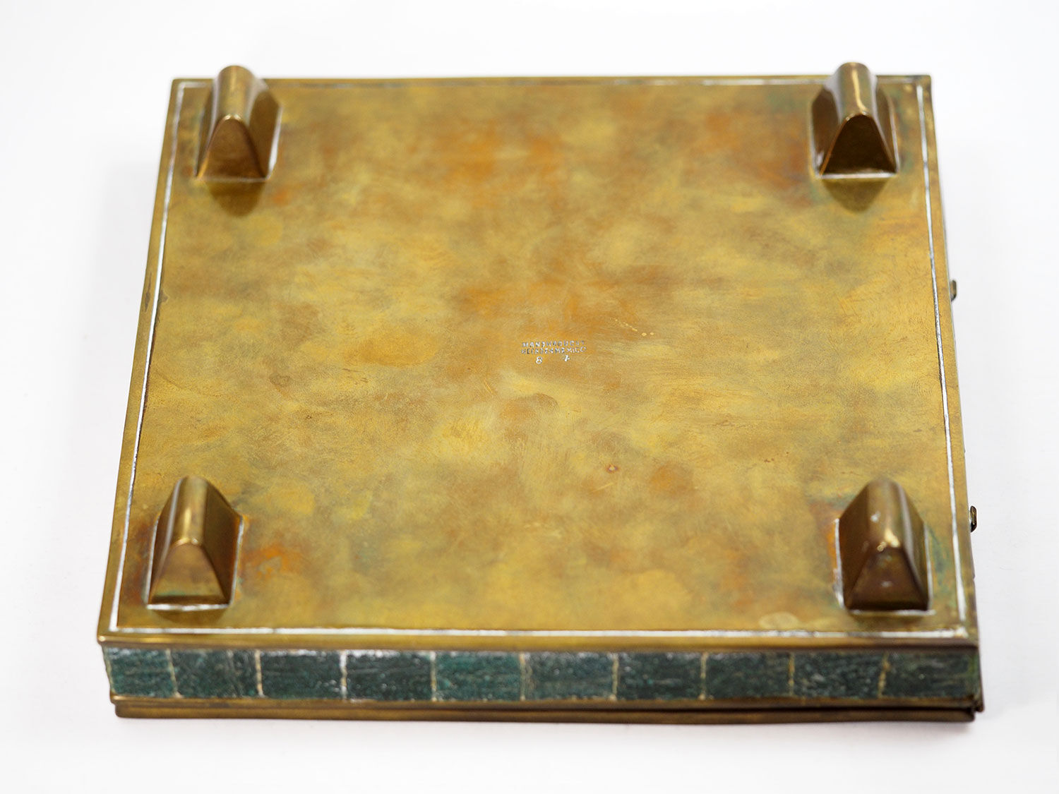 Salvador Teran Mexican Brass & Mosaic Box