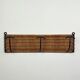 Wall-mounted rattan coat rack 50/60'