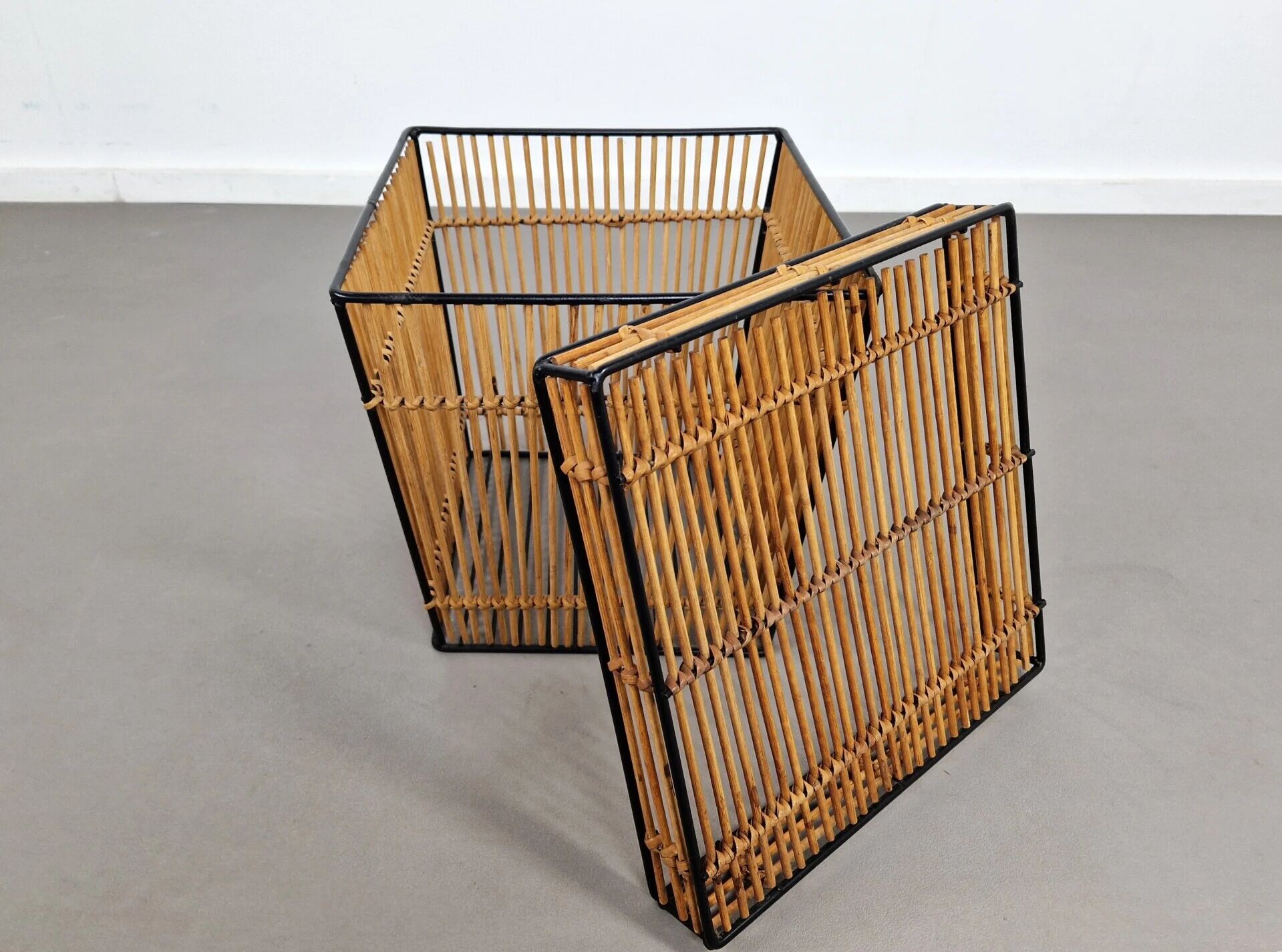 Rohé Noordwolde laundry or towel basket, 1960s