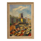 Painting Paris Flea Market, June 1962 - oil on panel