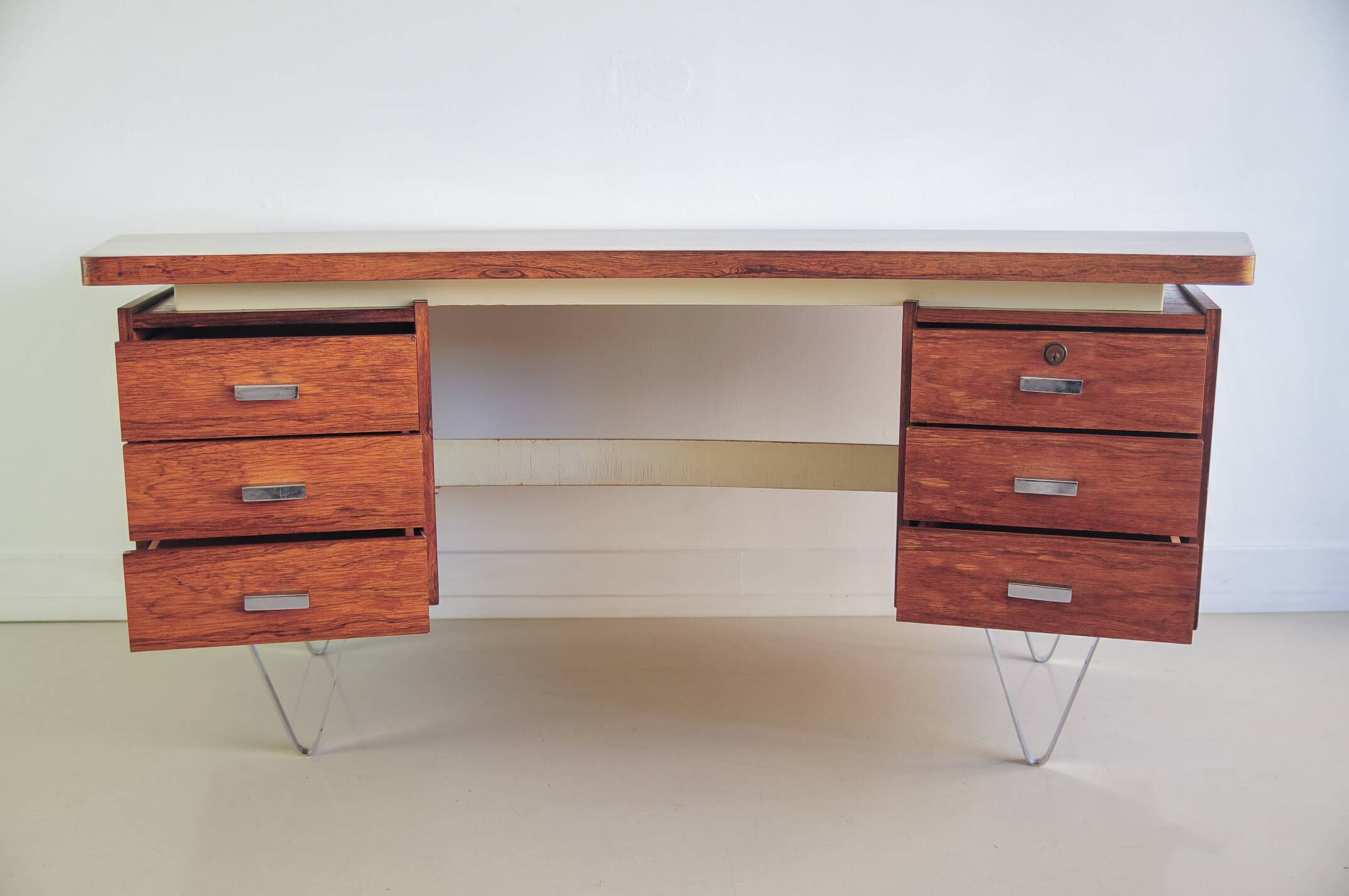 vintage boomerang desk Pastoe