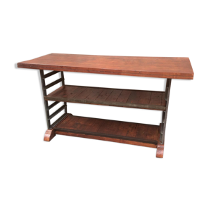 Console table industrielle