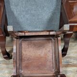Asia 20th: Series of 6 exotic wood chairs