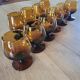 10 vintage digestif glasses
