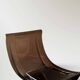 2 Marsala armchairs in plexiglass & brown patchwork leather, Ligne Roset 1970