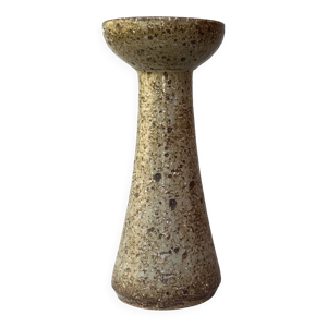 Vase-bougeoir en grès - poterie