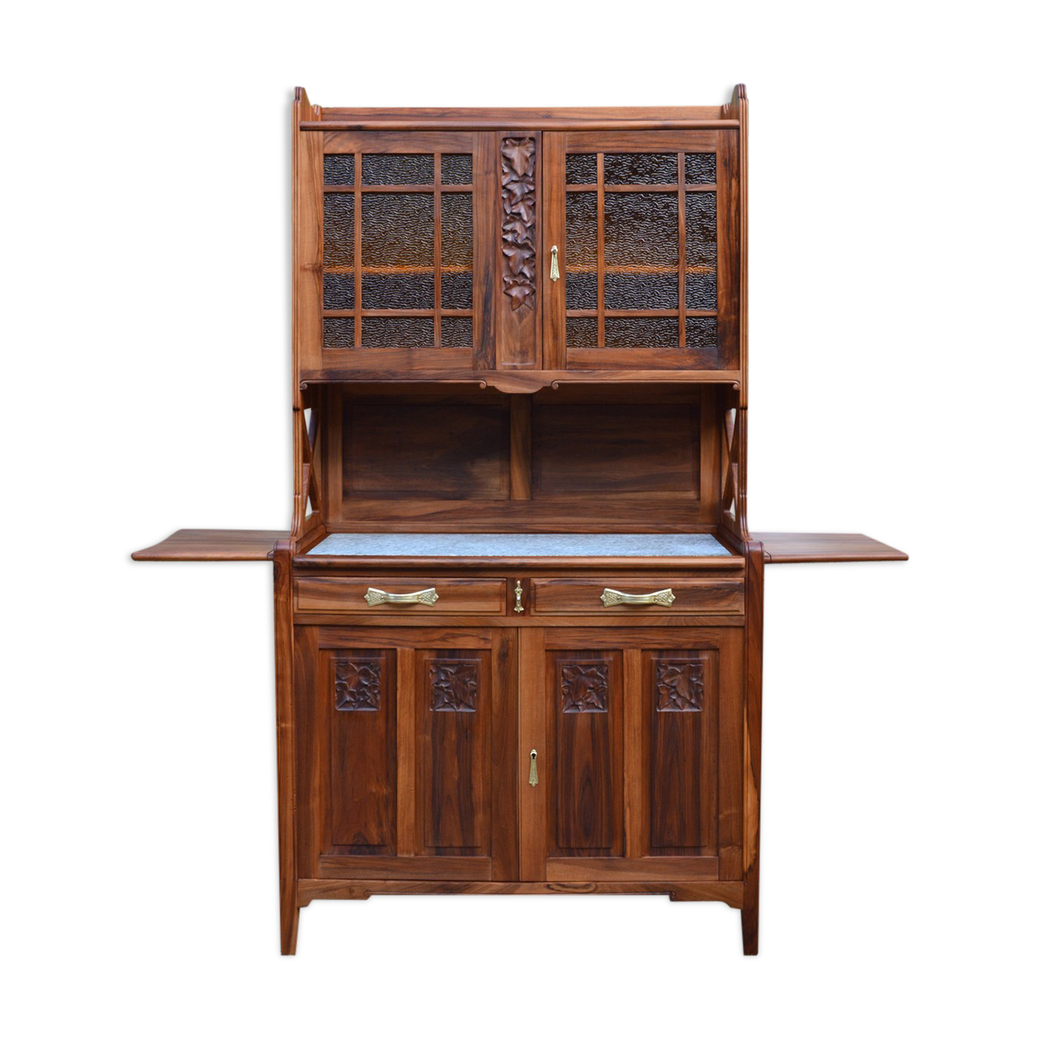 Art nouveau buffet by la ruche en merisier sculpté, 1911