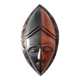Masque africain en bois art tribal