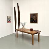 Solid beech farmhouse table