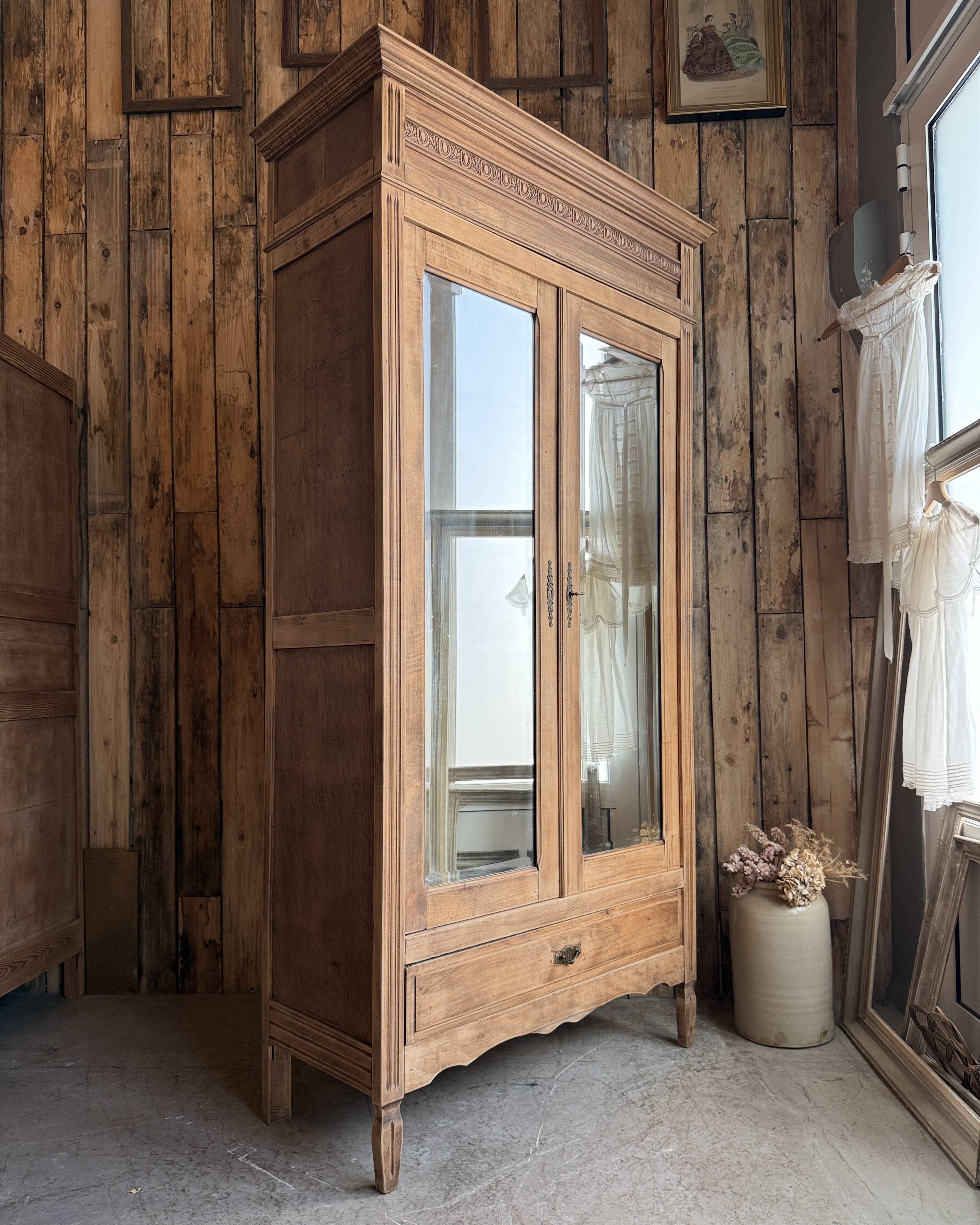 Antique Louis XVI style wardrobe (renovated)