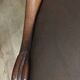 Art deco office chair gondola back