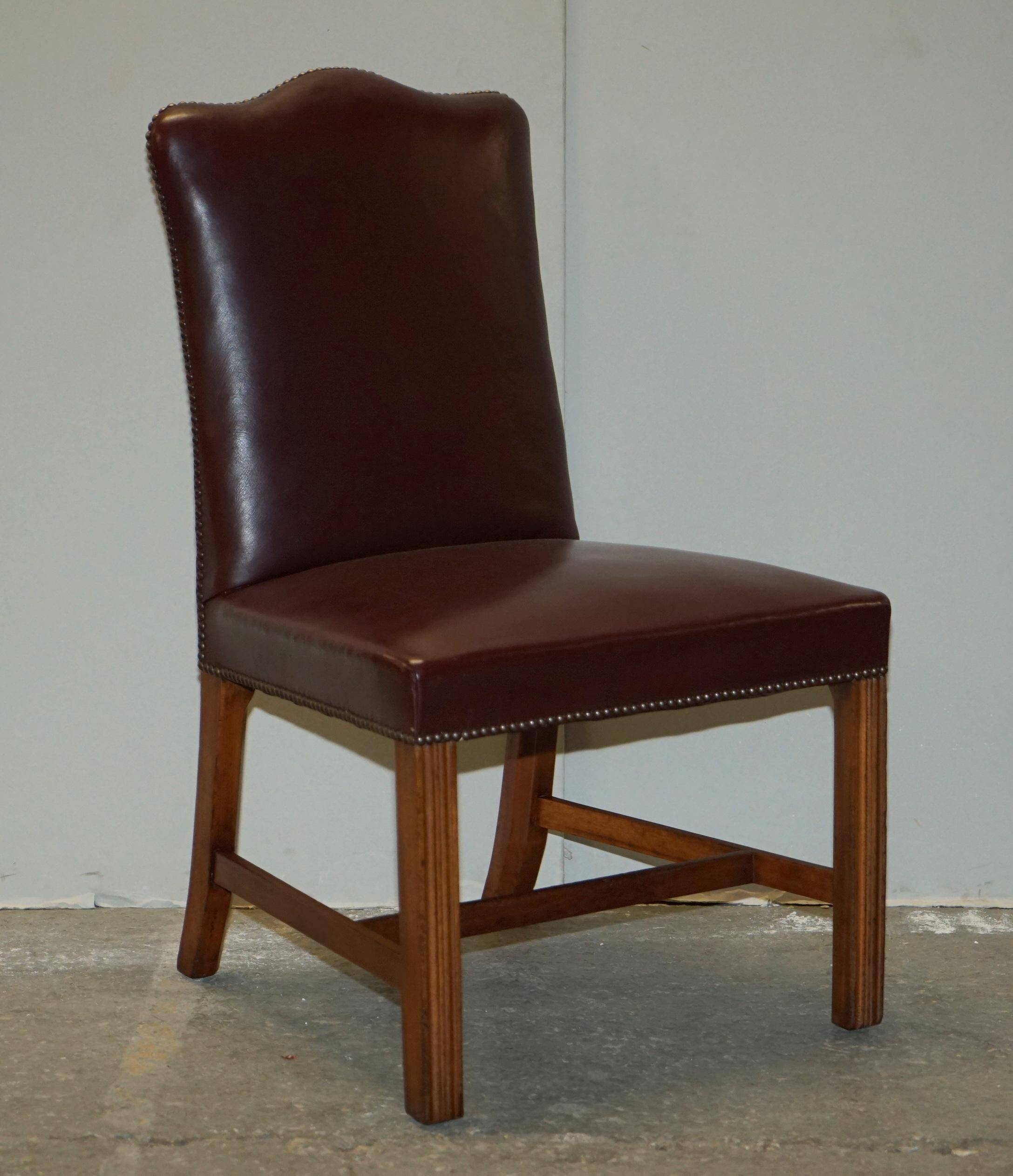 Pair of Spencer House leather office chairs