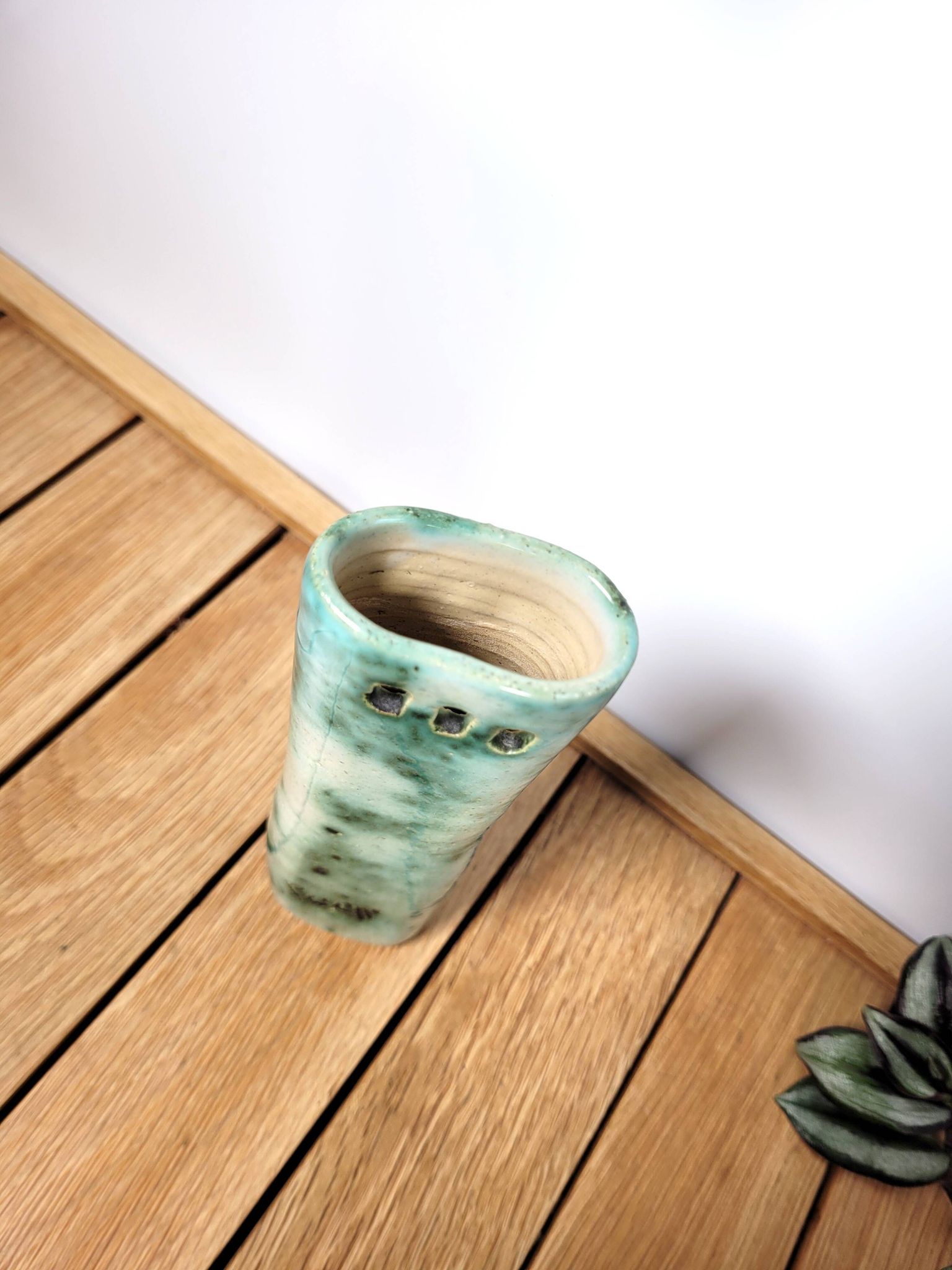 Ceramic soliflore vase J Philippe