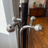 Metal coat rack with 12 hooks - 1970s