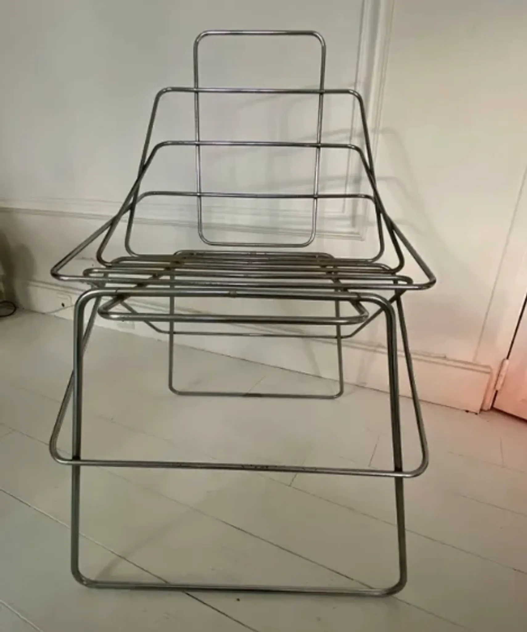 Chaise "Sof Sof"  de Enzo Mari. Fabriquée par Driade en 1972.