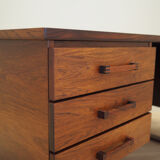Rosewood desk, Danish design, 1960s, designer: Torben Valeur & Henning Jensen, manufacturer: Dyrlund