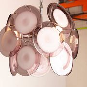 "Space Age" chandelier in Murano glass by Gino Vistosi 1970.
