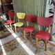 Set 4 chairs vintage bistro year 50/60