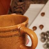 Coffee service or tea in Sarguemine sandstone from the 'Art Workshop of Lorraine'