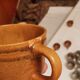 Coffee service or tea in Sarguemine sandstone from the 'Art Workshop of Lorraine'