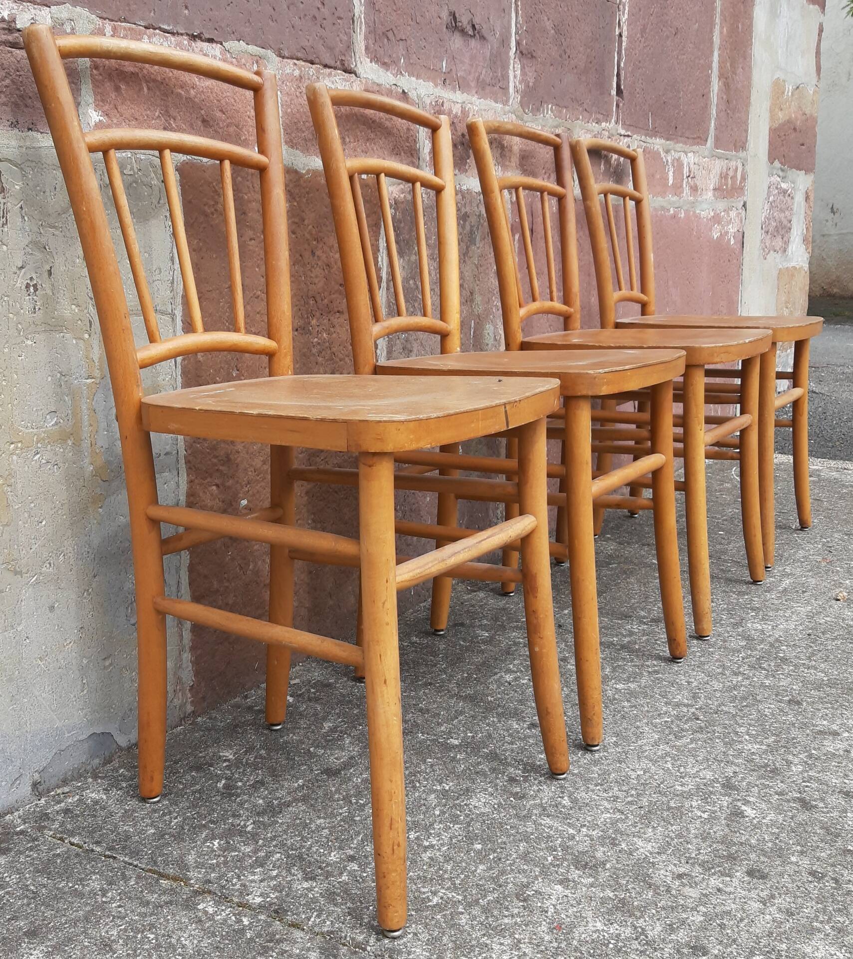 Chaises bistrot (Lot de 4 chaises)