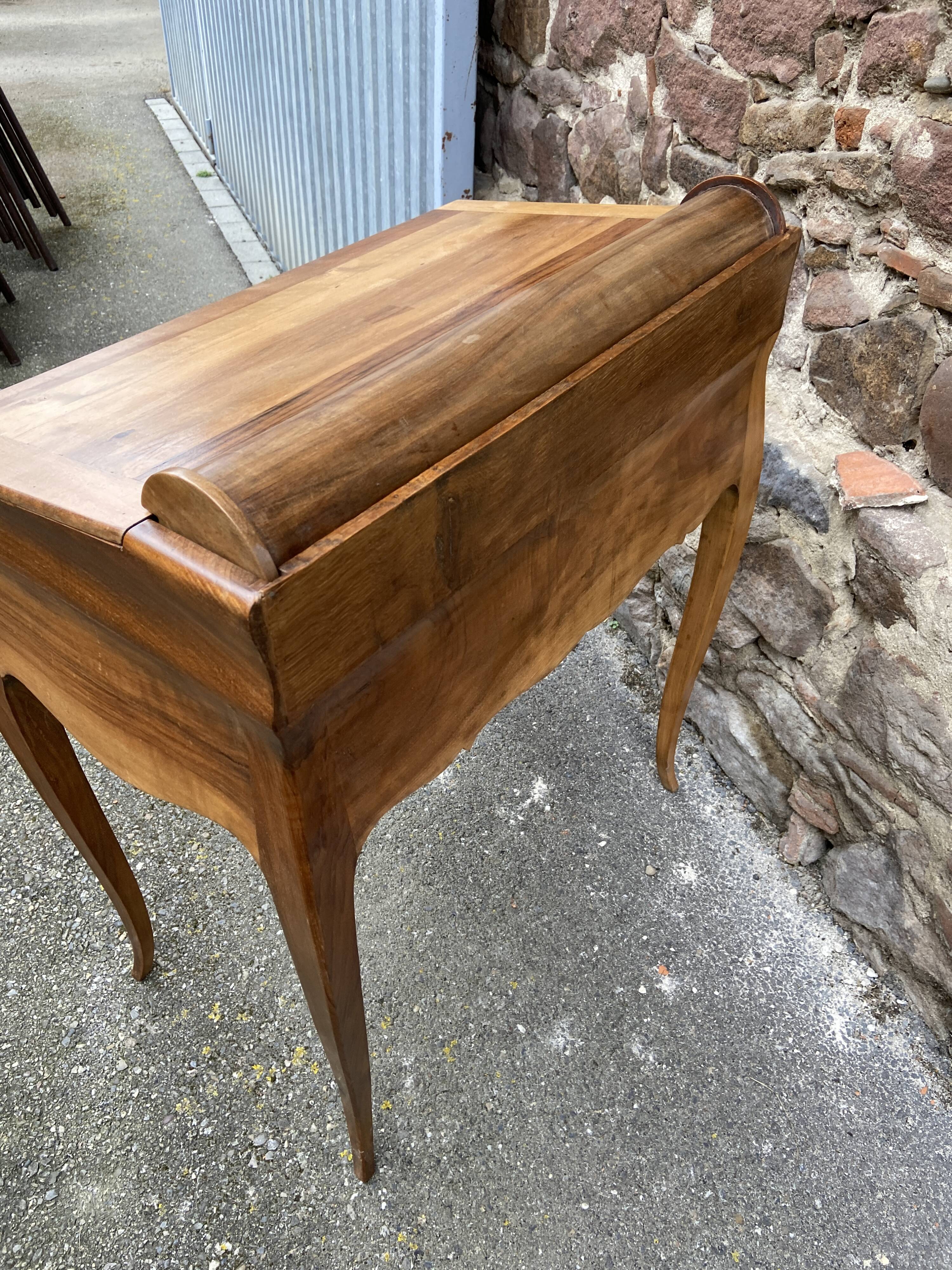 Bonheur du jour walnut 1920s writing desk system writing desk