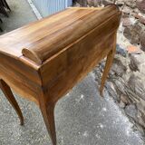 Bureau scriban bonheur du jour noyer 1920s scriban à système