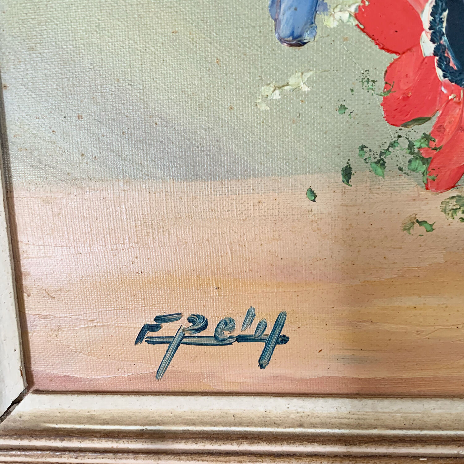 Oil on canvas from the 1950s