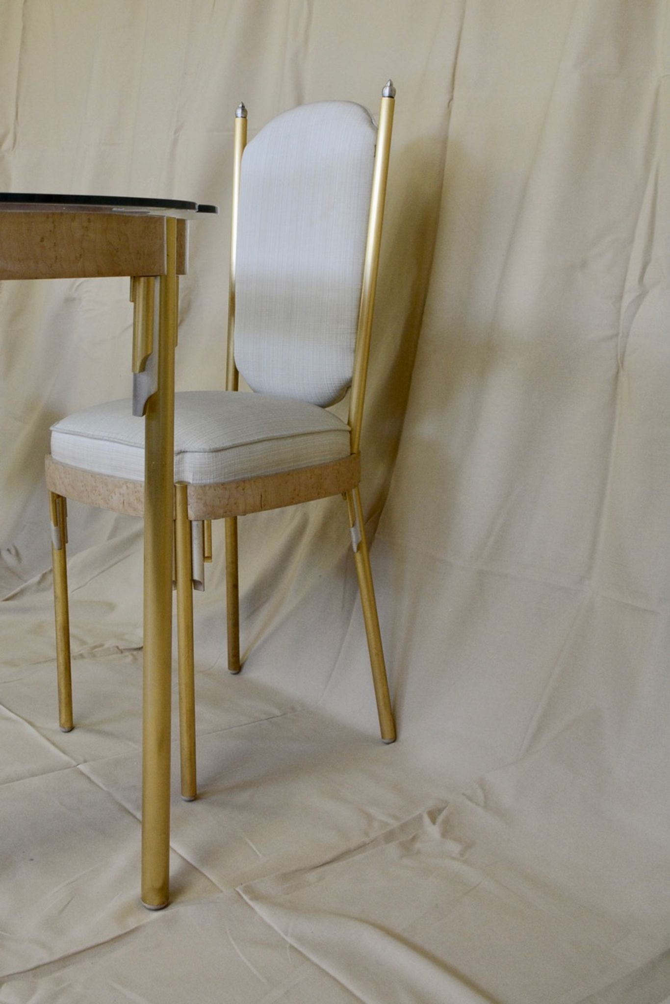 Table et ses 2 chaises Art Déco