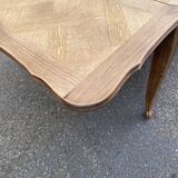 Table à manger Louis XV extensible XVIIIème rénovée en chêne massif 200
