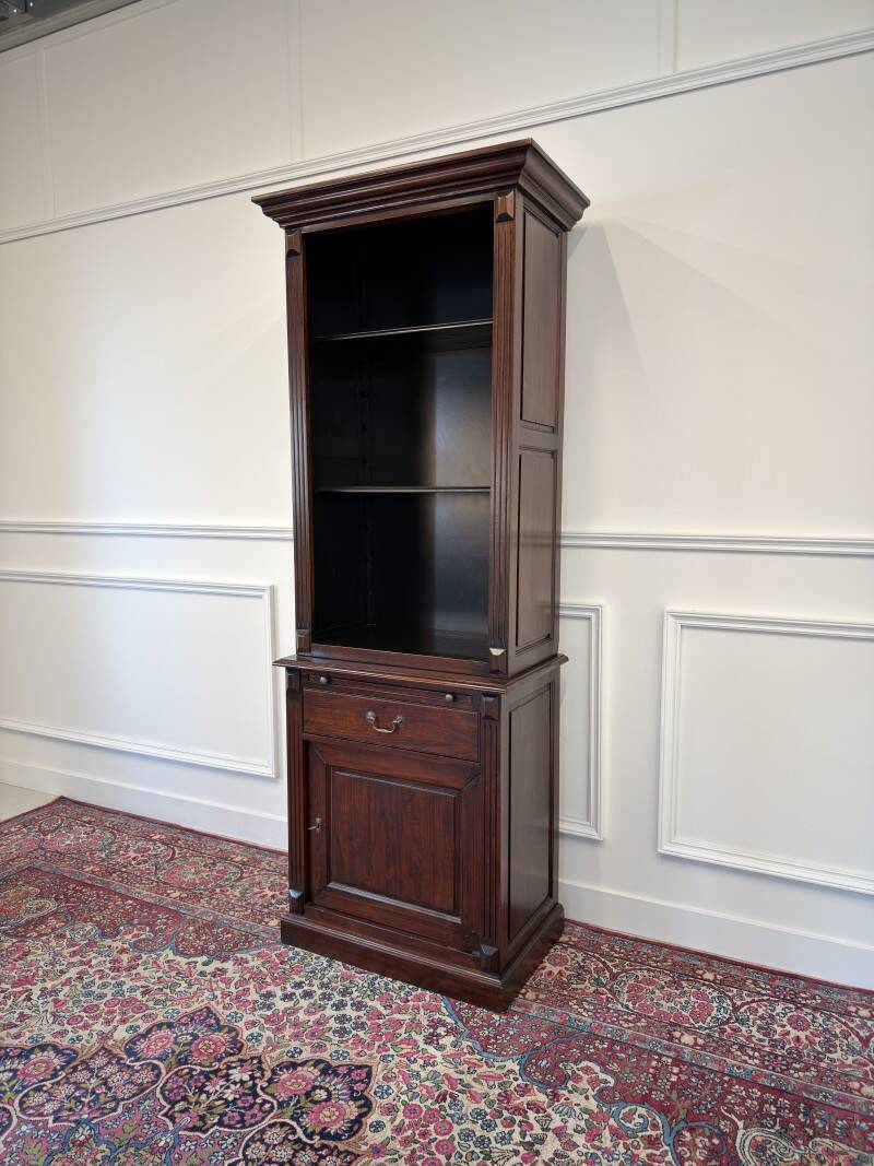 Classic English Mahogany Bookcase