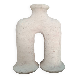 Tamegroute pottery beige mast 26 cm H