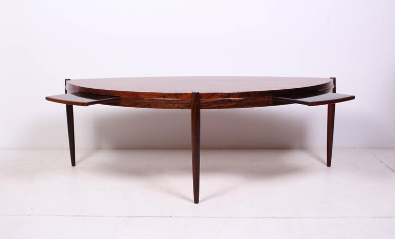 Johannes Andersen rosewood table by Trensum