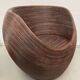 Vintage pencil or split reed rattan bamboo wicker egg pod chair