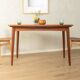 Elegant mid-century dining table with extension function, 1960s, teak veneer