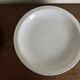 Set of 7 modernist flat plates Lunéville 1930 white earthenware