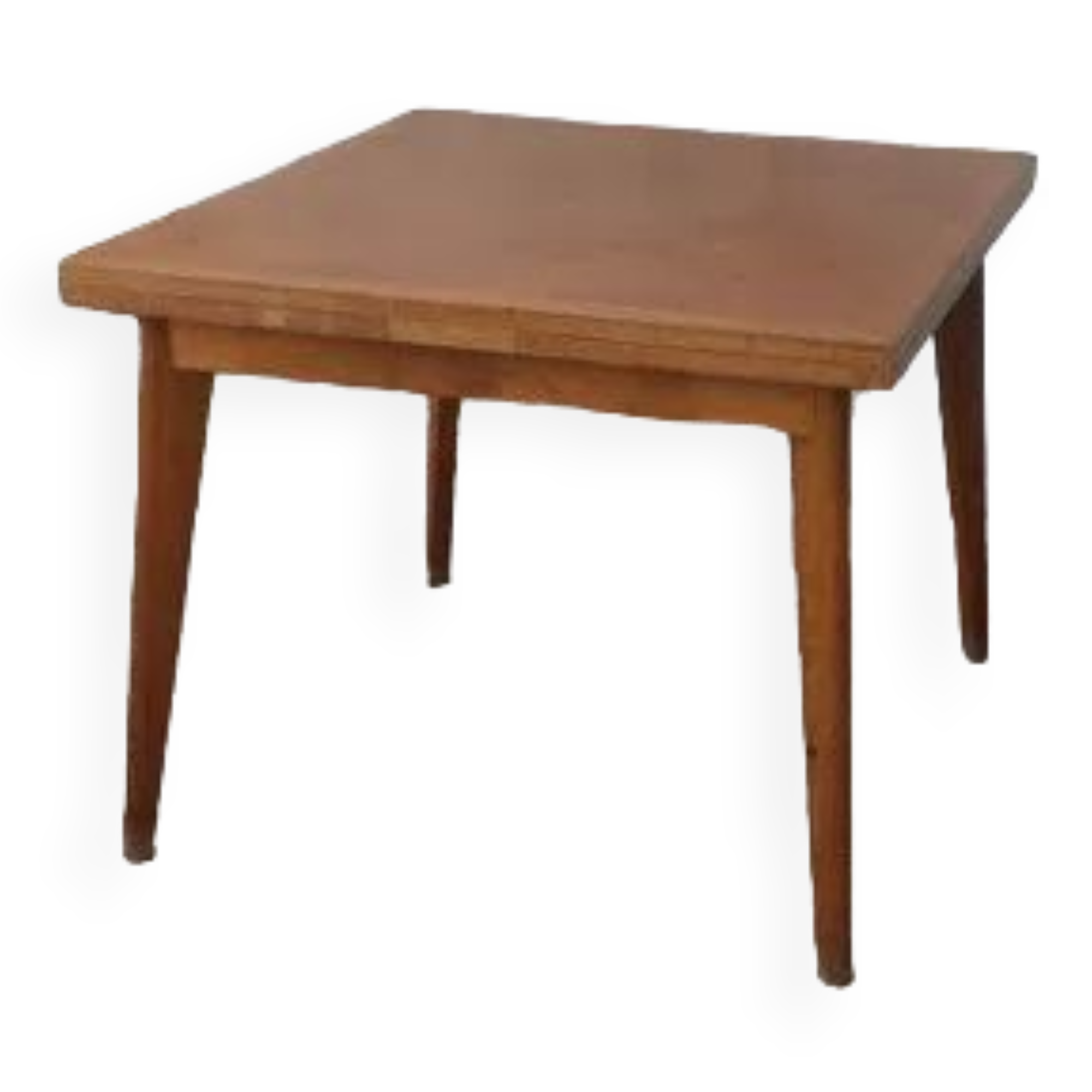 Vintage square table with extensions