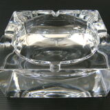 Vintage glass ashtray 1970