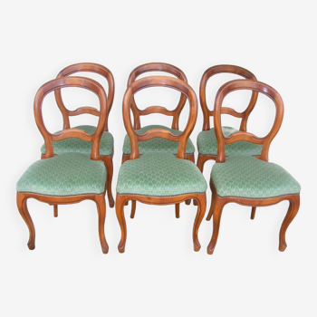 6 Louis Philippe style chairs