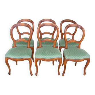 6 chaises de style Louis Philippe