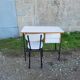 Bureau enfant année 60 70 et sa chaise