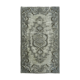 Hand-knotted antique oriental 1970s 147 cm x 241 cm grey carpet