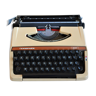 Orange brother nogamatic400 typewriter - vintage 70s - new ribbon