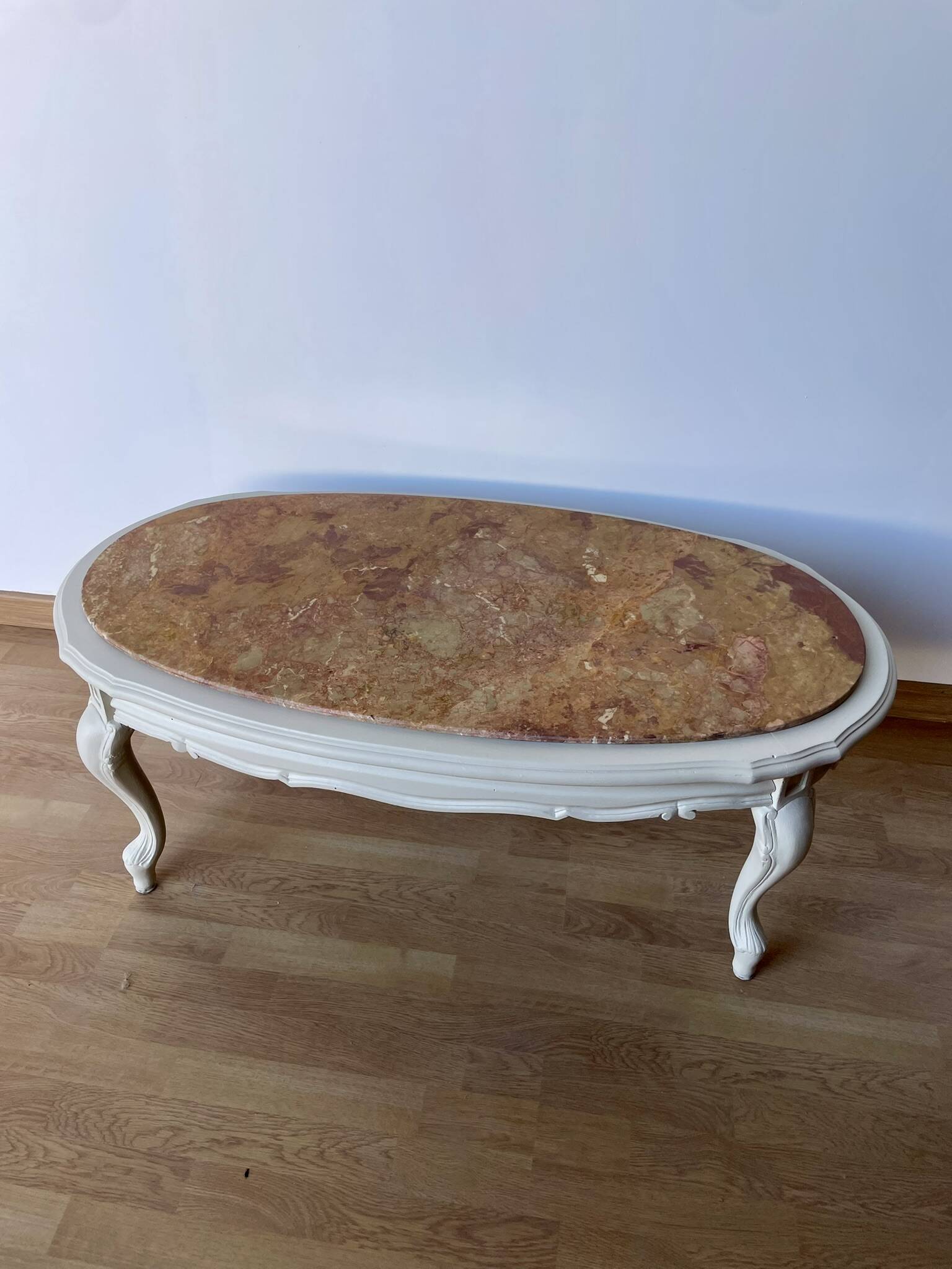 Marble top coffee table
